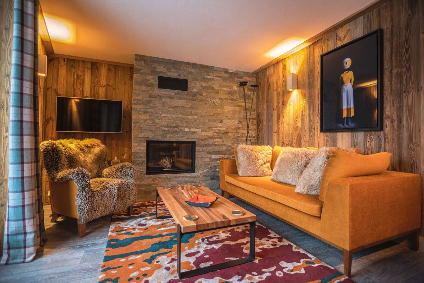 3 pièces duplex avec cheminée et grandes terrasses