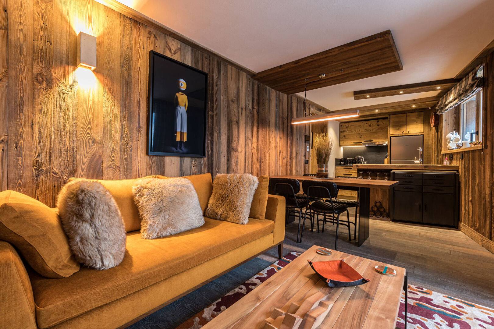 3 pièces duplex avec cheminée et grandes terrasses