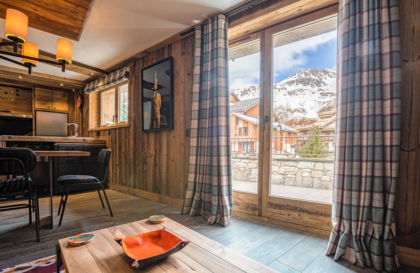 3 pièces duplex avec cheminée et grandes terrasses
