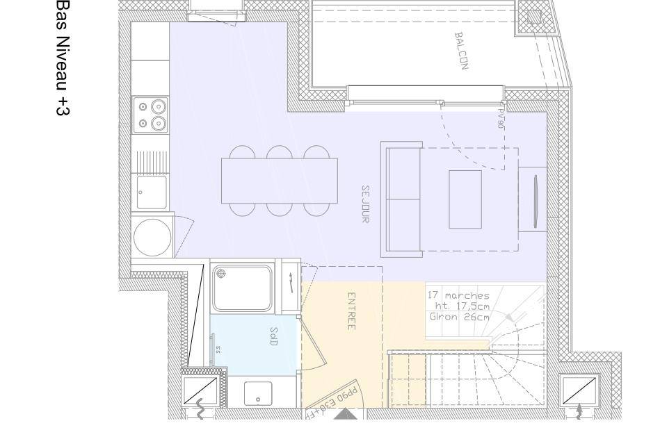Appartement Beaufort 3 pièce(s) 49.83 m2