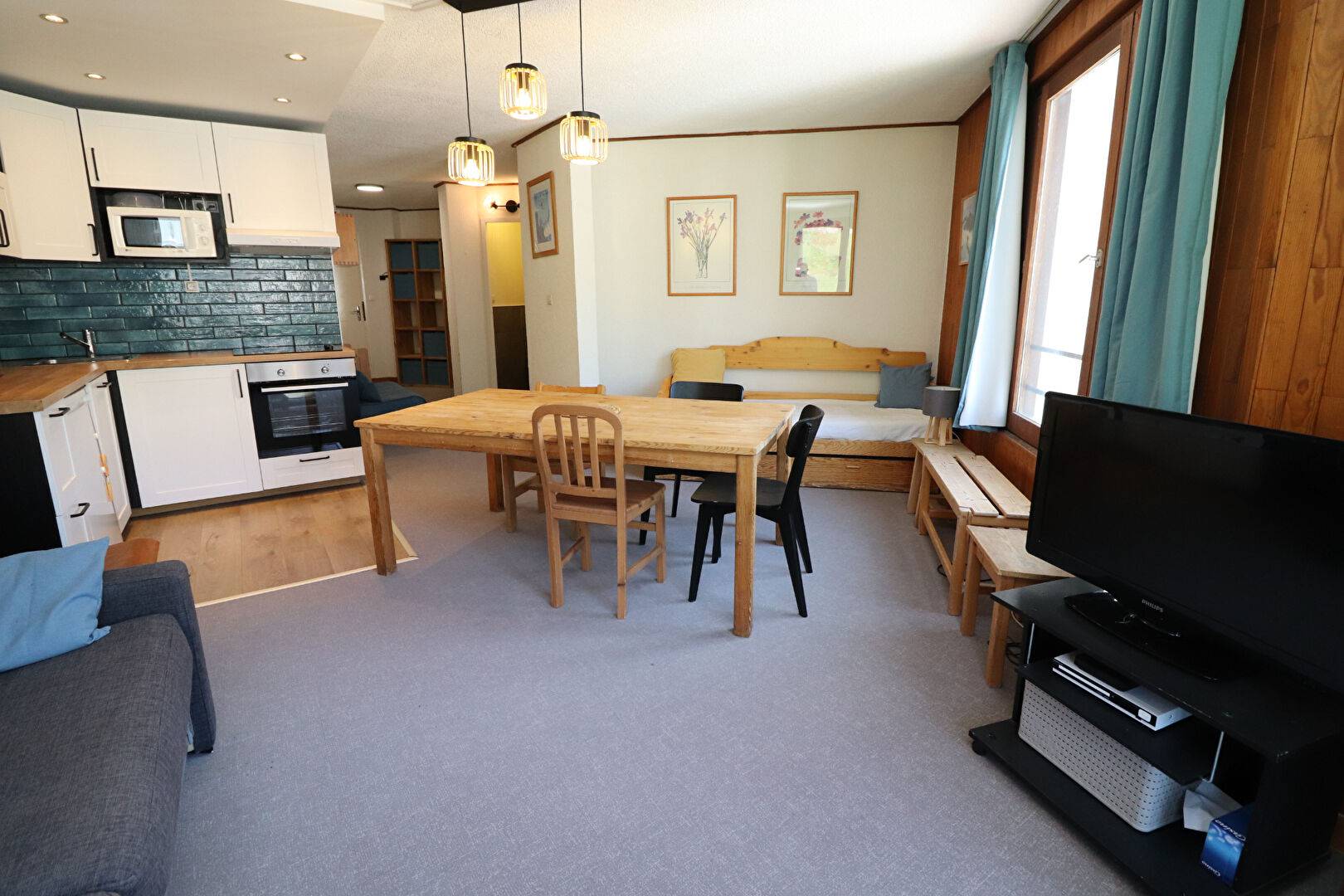 2 pièces 50.72 m²- en partie rénové - avec cave