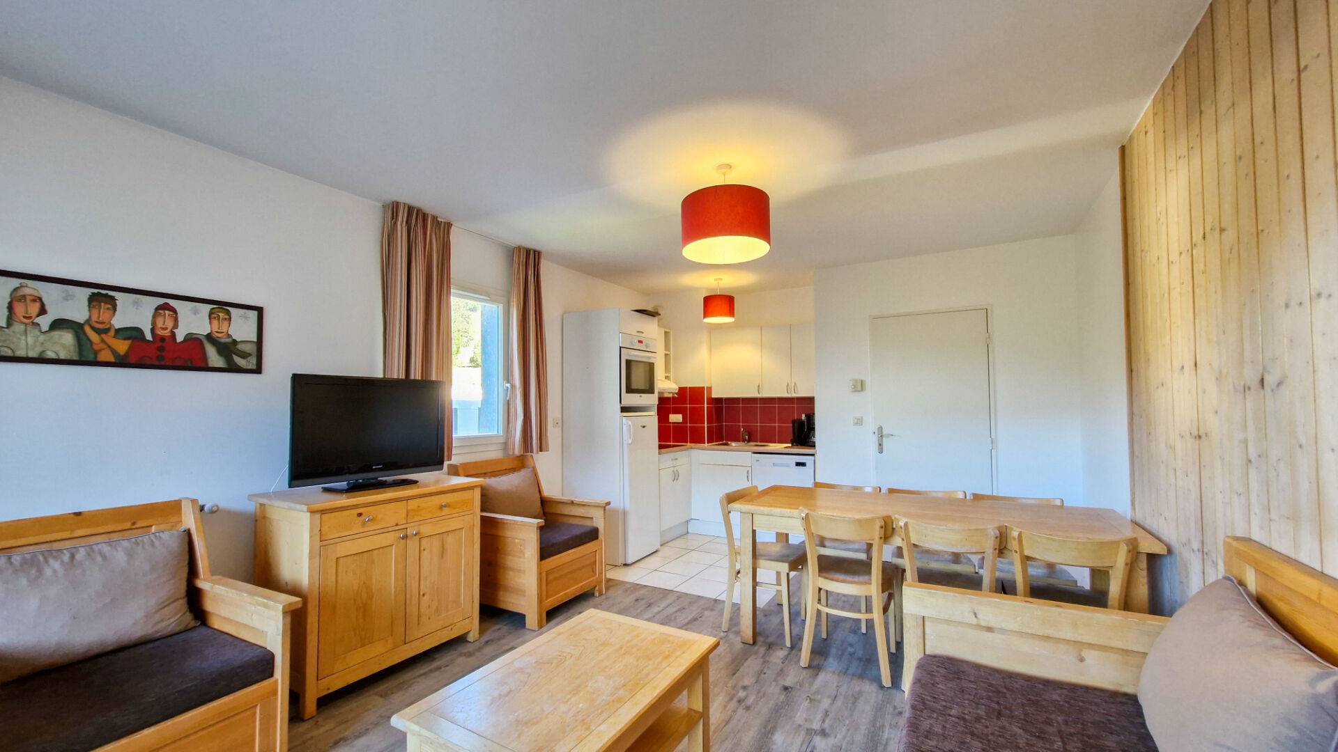 3 PIECES CABINE SUD RESIDENCE DE TOURISME LES PLEIADES avec PLACE DE PARKING COUVERTE
