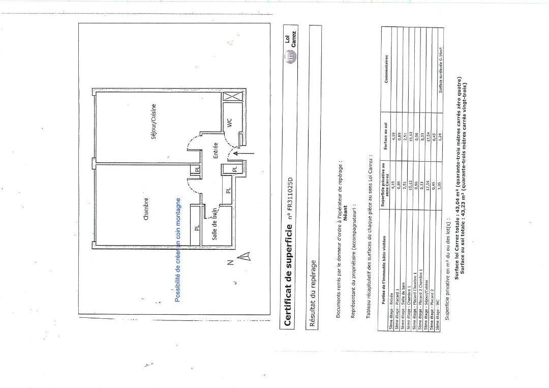 GRAND 2 PIECES à  PROXIMITE DES PISTES