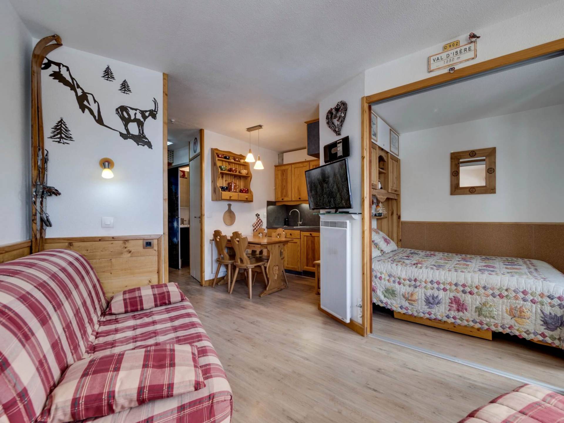 appartement Val-d'Isère Deux pièces à la Daille, vue magnifique