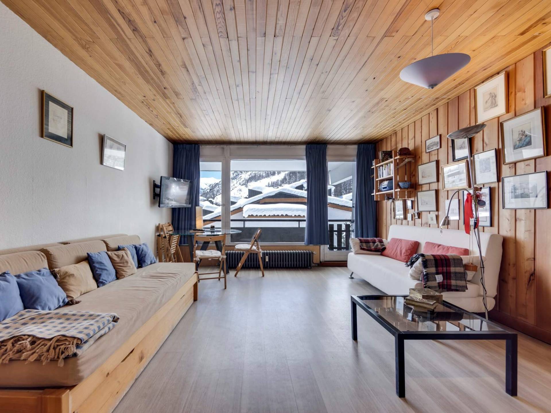 appartement Val-d'Isère Centre station, studio vue magnifique