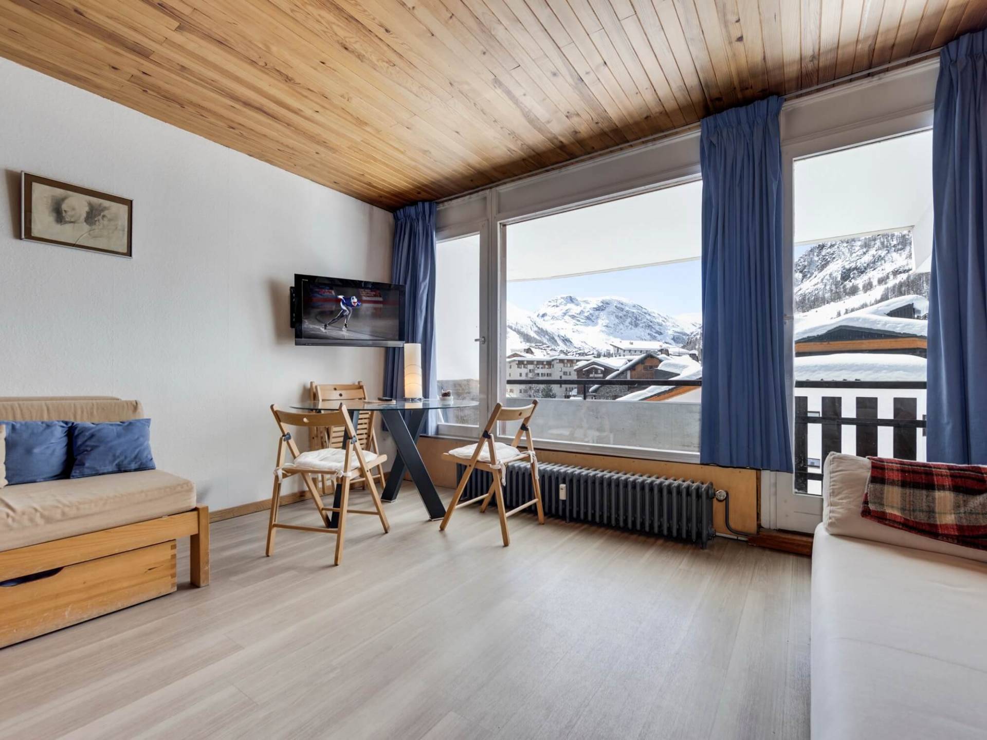 appartement Val-d'Isère Centre station, studio vue magnifique
