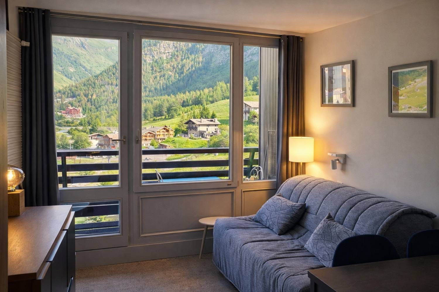 Studio rénové exposé Sud, à  la Daille