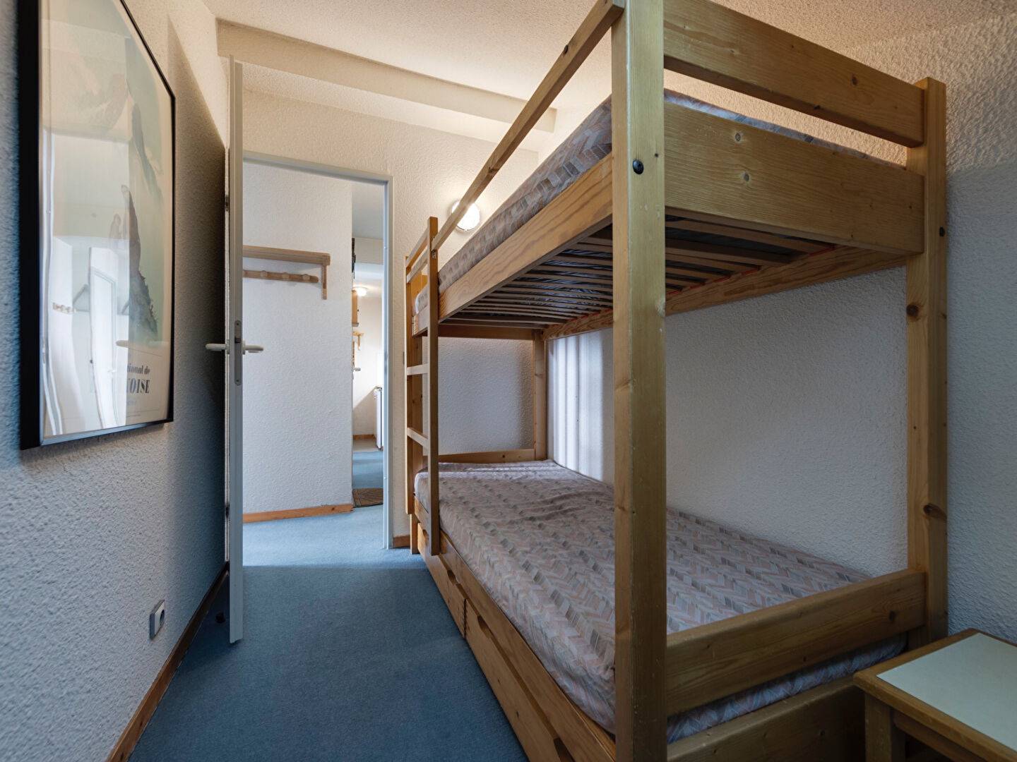 Appartement 3 pièces, dernier étage avec cheminée