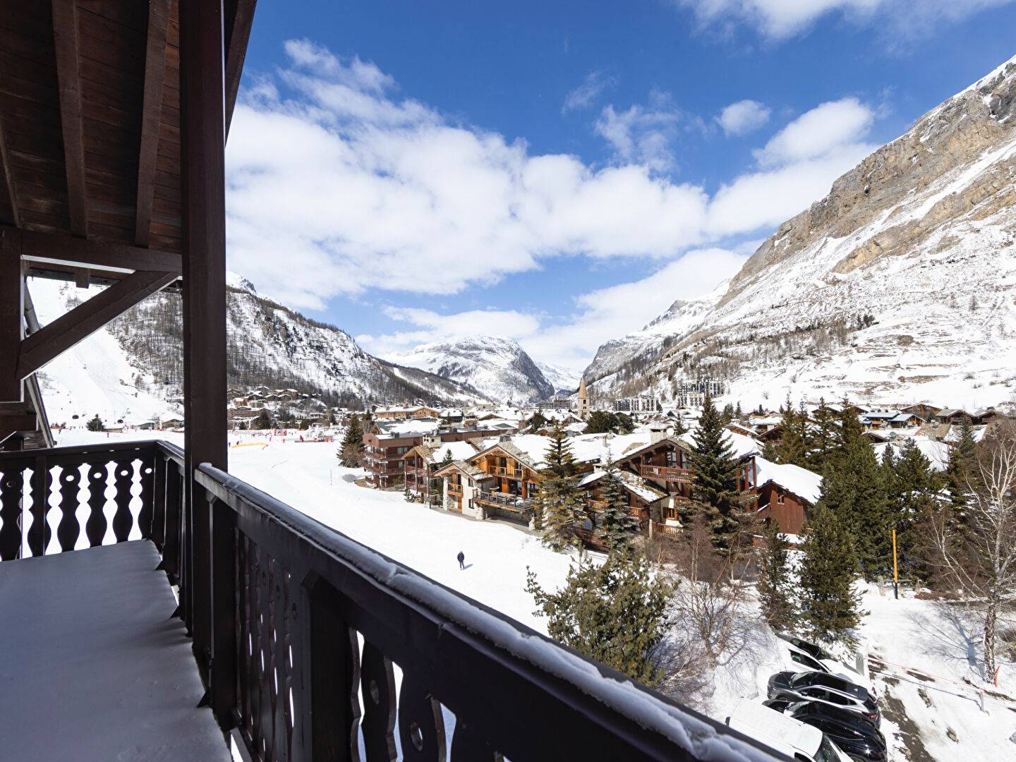 Appartement 3 pièces, dernier étage avec cheminée