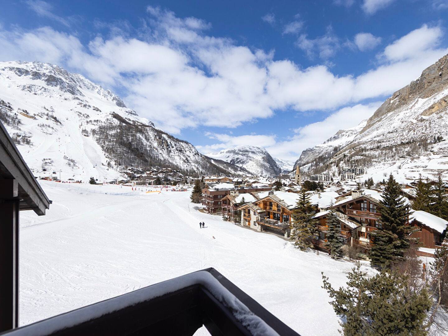 Appartement 3 pièces, dernier étage avec cheminée