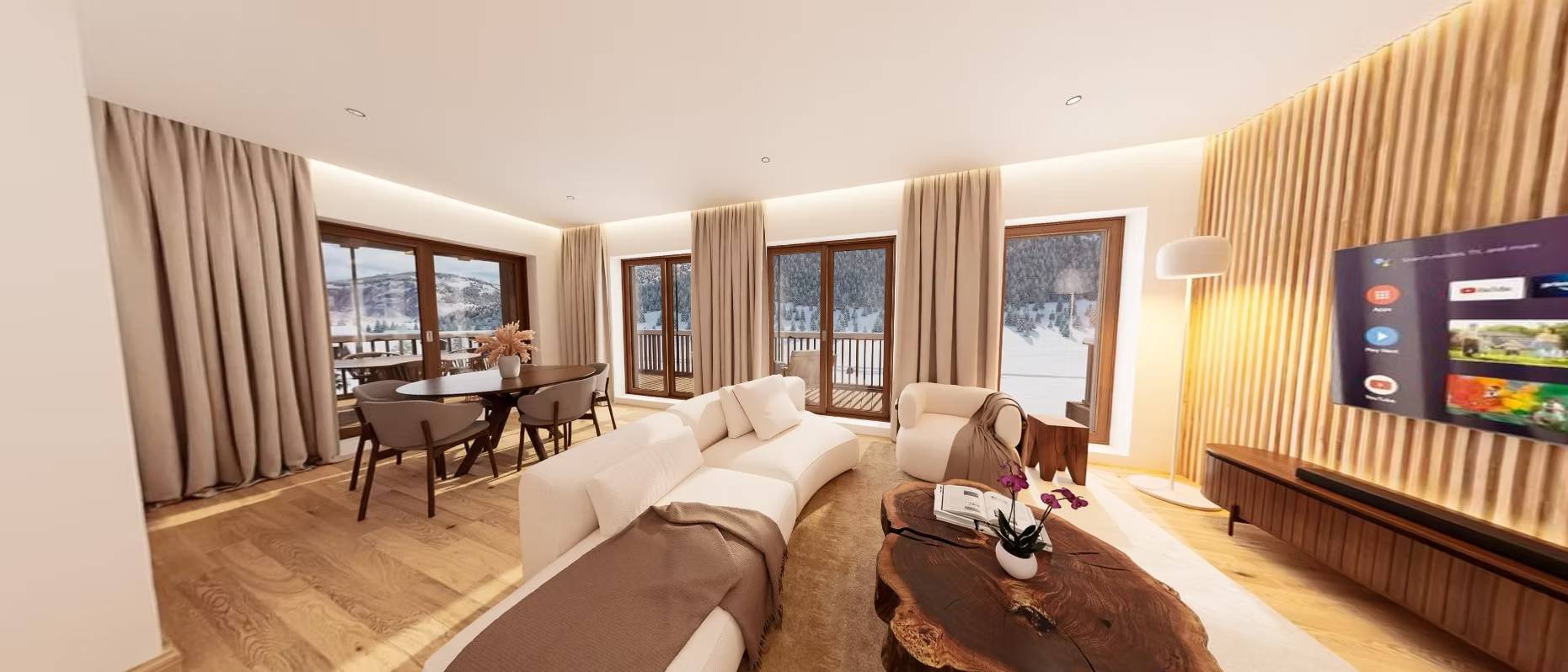 Programme Neuf: Appartement Haut de gamme 4 pièce(s)  de 98.37m² à LONGEFOY