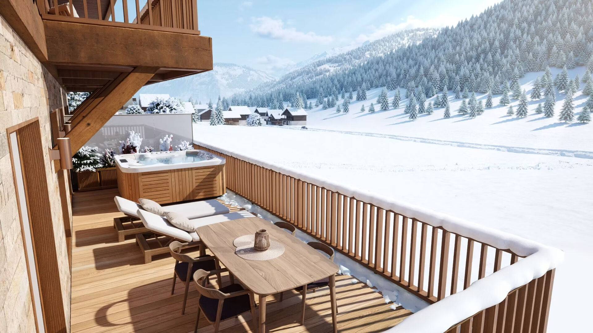 Programme neuf :Appartement Haut de gamme 4 pièce(s) à LONGEFOY