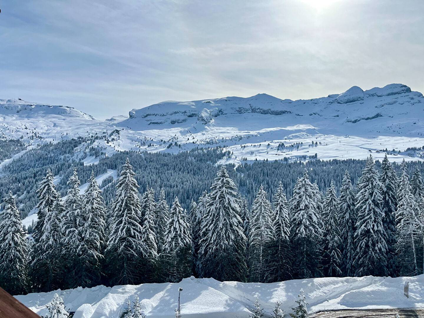 2 PIECES SUD au PIED DES PISTES