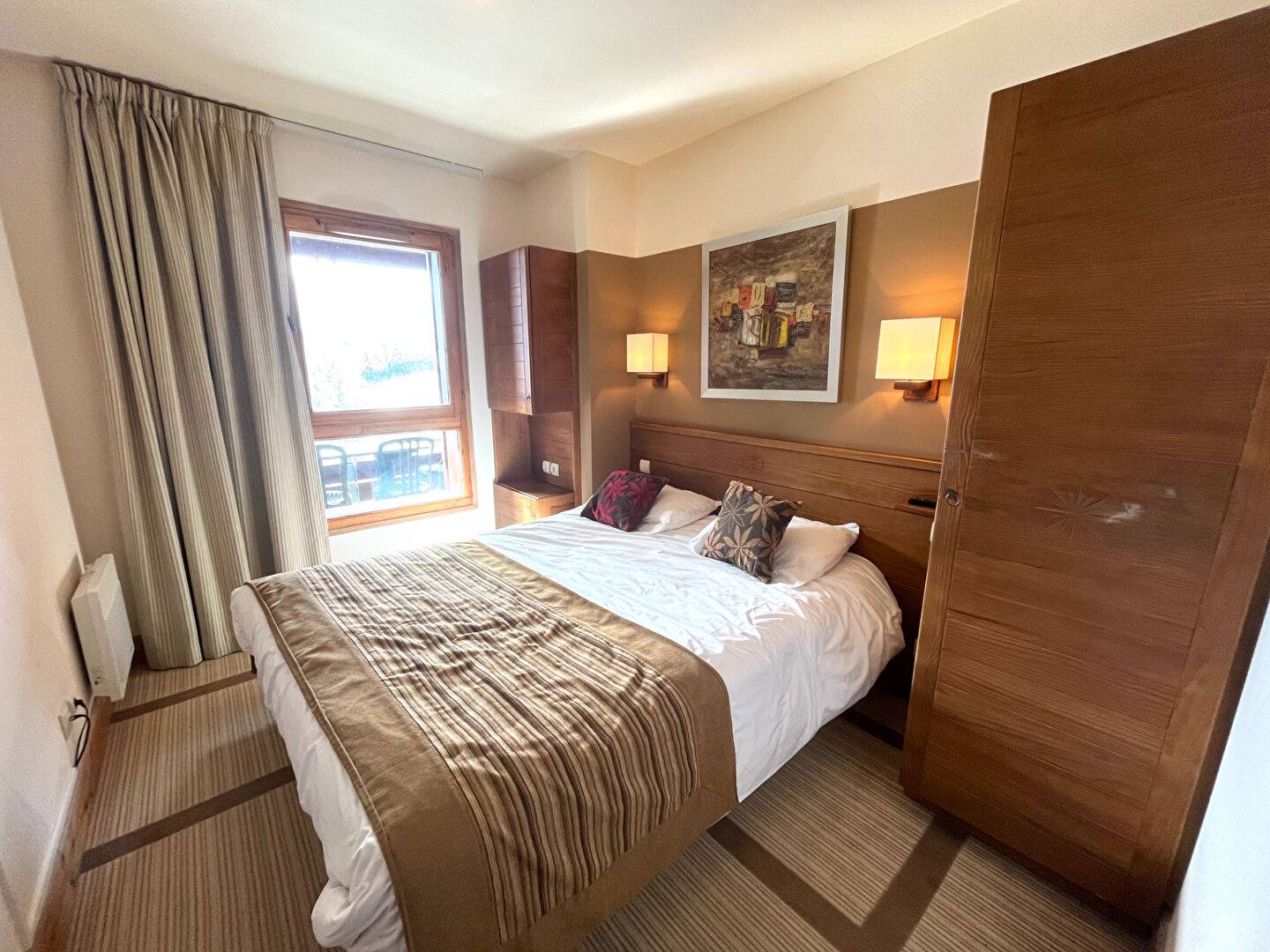 2 PIECES SUD au PIED DES PISTES