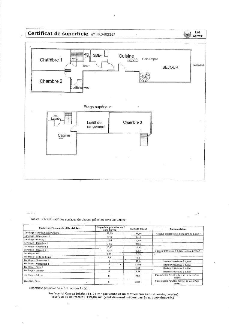 4 PIECES SUD avec TERRASSE au PIED DES PISTES