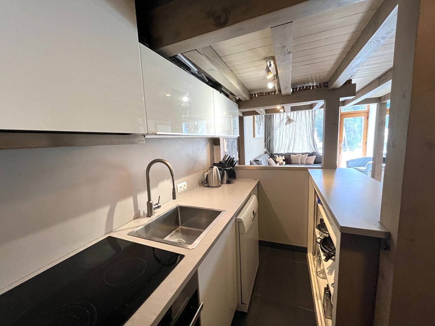 4 PIECES SUD avec TERRASSE au PIED DES PISTES