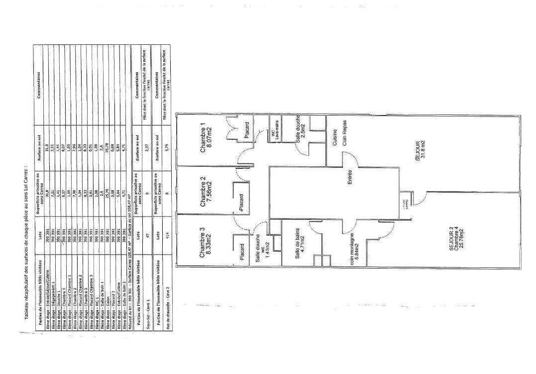RARE : 5 PIECES SUD au PIED DES PISTES