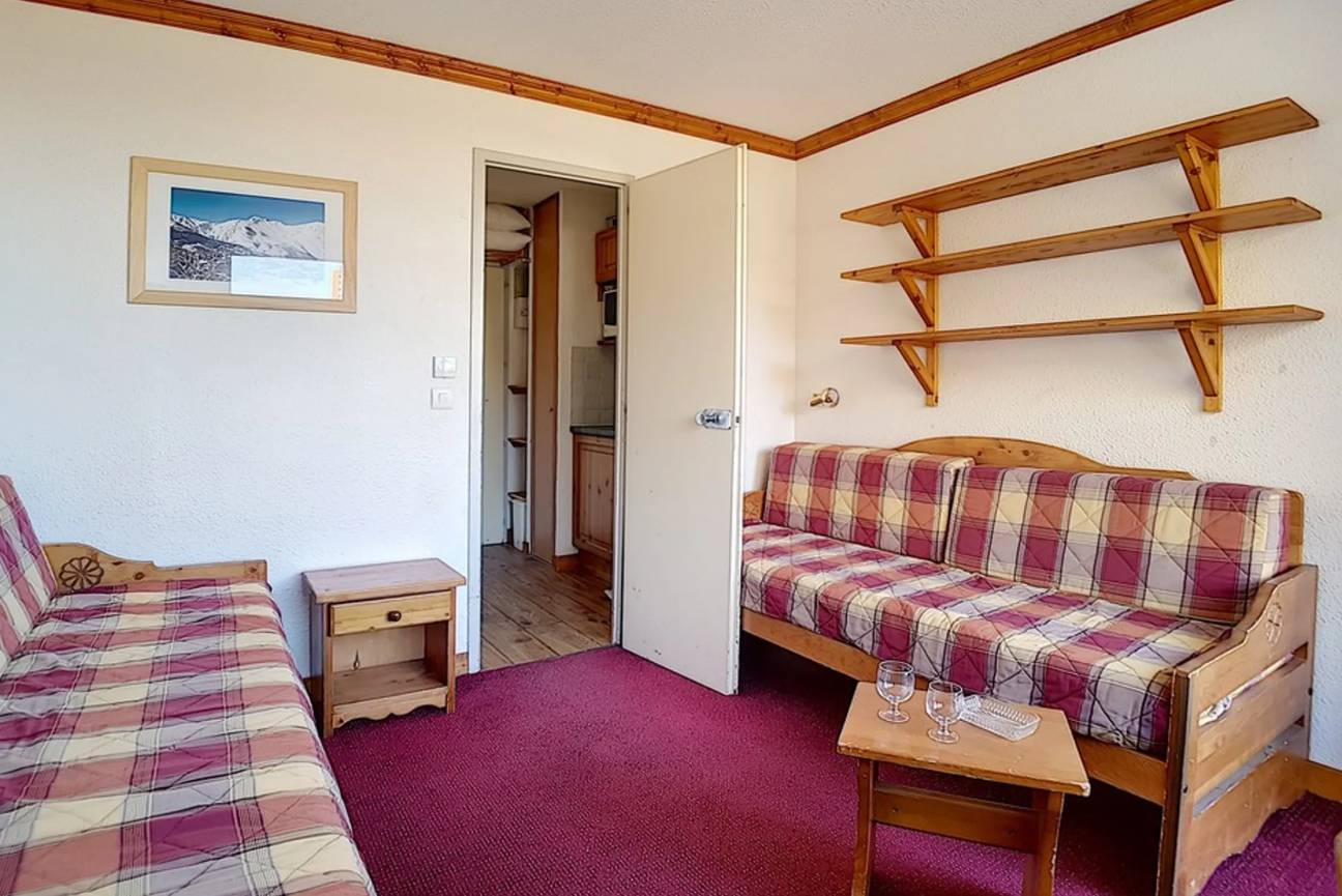 Studio de 16,70m² - 1 pièce - Croisette, Les Menuires