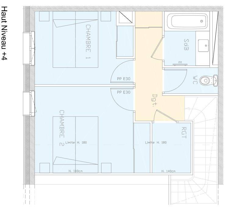 Appartement Areches 3 pièce(s) 58.23 m2