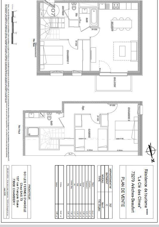 Appartement Beaufort 70 m2