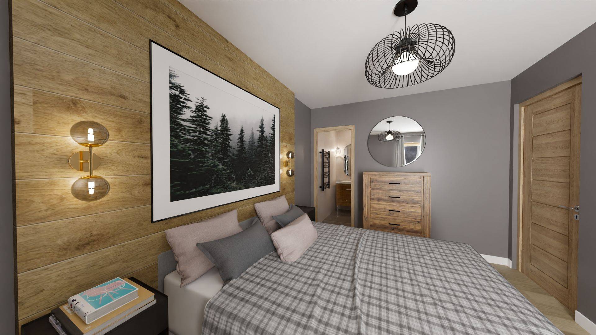 APPARTEMENT 3 PIECES CABINE - 63.53m² - 2 CHAMBRES - 1 CABINE - GRAND BALCON - Réf G3C-A36
