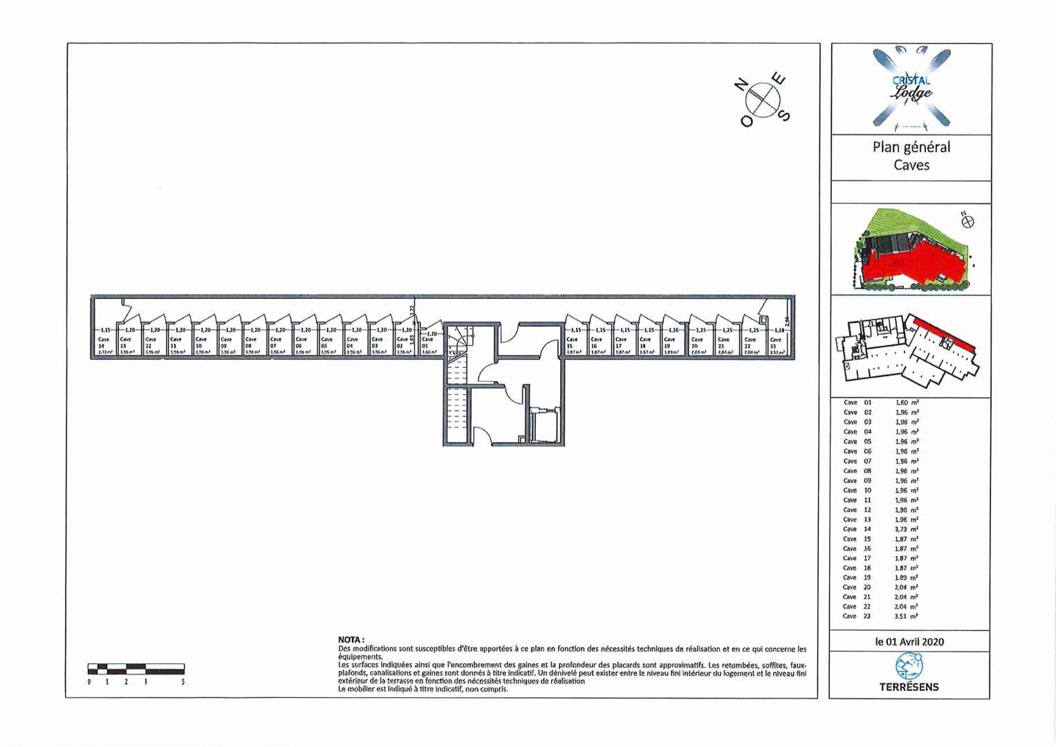 Studio de 20,51 m² / Résidence haut de gamme avec parking à  Chantemerle