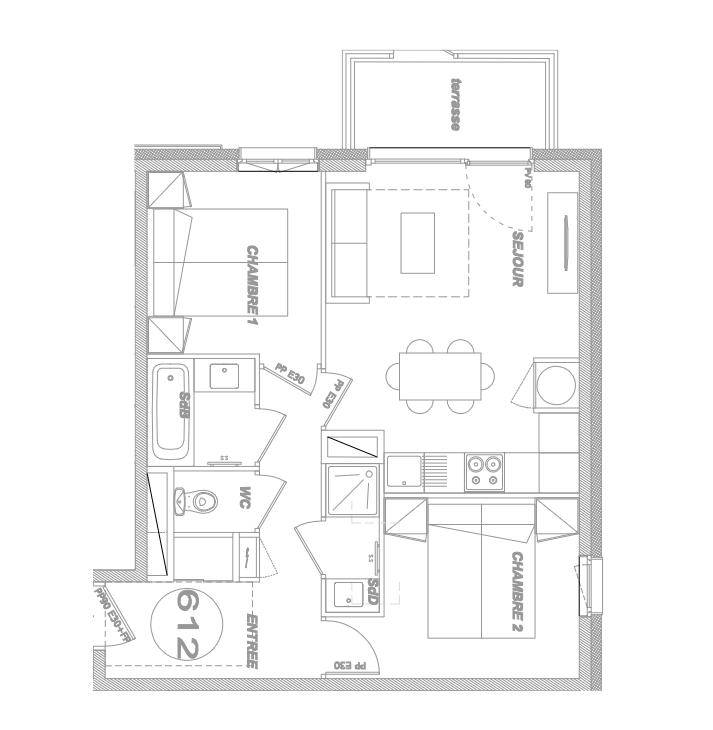 Appartement Areches 46.85 m2